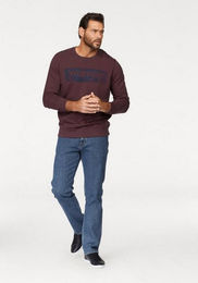 Wrangler Texas Herren Reithose aus Bio-Baumwolle in Blau – Bild 1 von 7