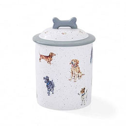 Wrendale Designs Portmeirion Group Steingut Hundekeks-Dose mit Deckel 1 Liter - 1 l – Bild 1 von 4