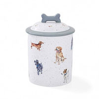 Produktbild von Wrendale Designs Portmeirion Group Steingut Hundekeks-Dose mit Deckel 1 Liter - 1 l