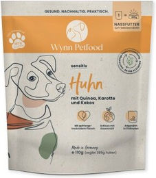 Wynn Petfood Nassfutter Huhn mit Quinoa Reisetüten für erwachsene Hunde getreidefrei und ohne Konservierungsstoffe 110g - 8 x 400 g – Bild 1 von 3
