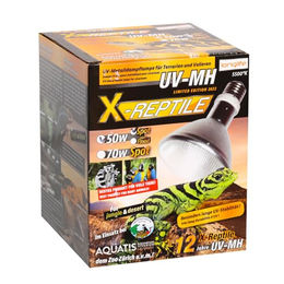X-Reptile HID-Lampe UV-Lampe 50 Watt für Reptilien wie Bartagamen Leguane und Schildkröten – Bild 1 von 2