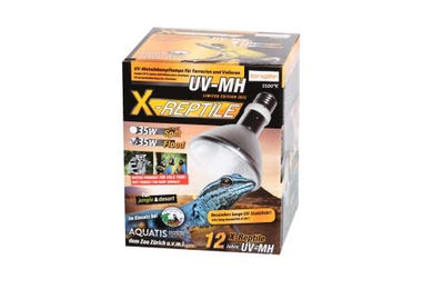 X-Reptile M&S HID-Lampe UV-Lampe 35 Watt FLOOD für Reptilien wie Bartagamen und Leguane – Bild 1 von 2