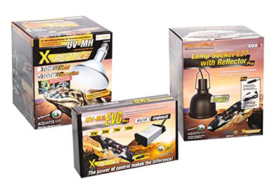 Produktbild von X-Reptile 100 Watt Set (Strahler + Vorschaltgerät + Lampenfassung) - 100 Stk.