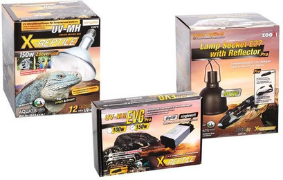 Produktbild von X-Reptile 150 Watt Set (Lampe + Vorschaltgerät + Lampenfassung) - 150 m
