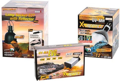 Produktbild von X-Reptile 35 Watt Set Strahler Vorschaltgerät Lampenfassung - 35 Stk.