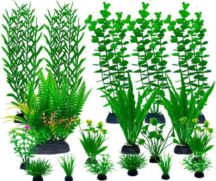 Produktbild von XDeer Aquarien-Set Aquarium Pflanzen Deko, Aquarium