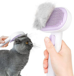 Produktbild von XDeer selbstreinigende Fellbürste für Katzen Kurz- und Langhaar
