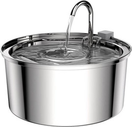 Produktbild von XDeer Trinkbrunnen Haustier Trinknapf aus Edelstahl 3,2L - 3,2 l