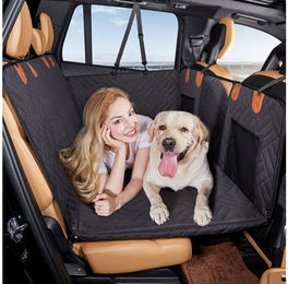 Xruiy Tier-Autoschondecke Hund Autositz Rückbank mit Erweiterung, Autoschondecke Hund, harte Bodenplatte, wasserdicht, faltbar mit Aufbewahrungstasche – Bild 1 von 5