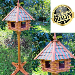 Produktbild von XXXL Holz Vogelhaus mit Ständer