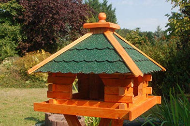Produktbild von XXXL Premium Vogelhaus mit Ständer Futterhaus Vogelvilla Grün