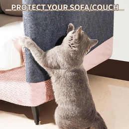 XDeer Kratzmatte für Katzen 2er Set Selbstklebender Kratzschutz für Sofa und Wand – Bild 1 von 2