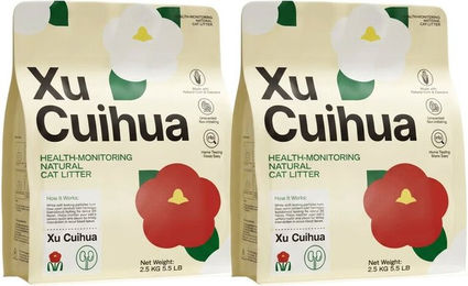 Xu Cuihua Pflanzliche Katzenstreu 2 x 2,5 kg mit Bluterkennungsfunktion – Bild 1 von 1