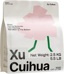 XUCUIHUA Katzenstreu Mineral- und Pflanzen-Mischung Klumpstreu 2.5kg – Bild 1 von 1