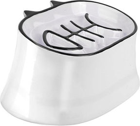 Y YHY Erhöhter langsamer Futternapf für Katzen Keramik – Bild 1 von 5