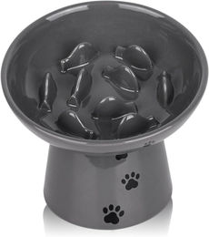 Y YHY Keramik-Katzennapf 15 cm mit Slow-Feeder – Bild 1 von 5