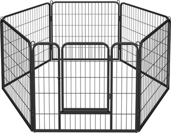 Produktbild von Yaheetech Freigehege, Welpenlaufstall Freigehege Hunde Laufstall
