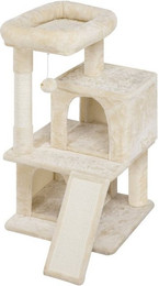 Produktbild von Yaheetech Kratzbaum Katzenbaum 91/106 cm mit Aussichtsplattform, 2 Höhlen und Plüschball