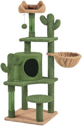 Produktbild von Yaheetech Kratzbaum Katzenbaum in Kaktus-Form 135 cm