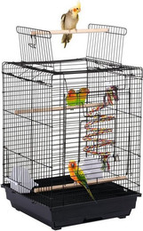 Produktbild von Yaheetech Vogelkäfig mit Vogelspielzeugen für Wellensittiche