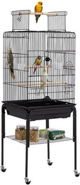 Produktbild von Yaheetech Vogelkäfig mit zusätzlichem Stauraum