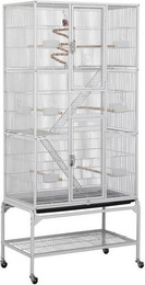 Produktbild von Yaheetech Vogelkäfig Vogelvoliere mit Rollen