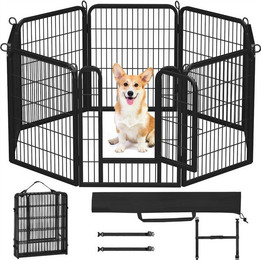 Produktbild von Yaheetech Welpenlaufstall 8-teilig 80 cm hoch