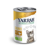 Produktbild von Yarrah Bio Chicken Chunks in Sauce mit Brennnessel & Tomate - 12 x 405 g