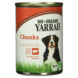 Produktbild von Yarrah Bio Chunks mit Rind - 12 x 405 g