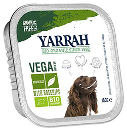 Produktbild von YARRAH Bio Hundefutter Vegetarische Bröckchen Vega - 6 x 150 g