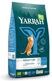 Produktbild von Yarrah Bio Katzenfutter mit Bio-Huhn & Fisch - 800 g