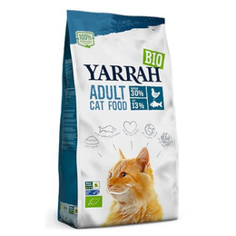 Produktbild von YARRAH Bio Katzenfutter trocken mit Bio-Huhn & Fisch - 2,4 kg