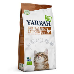 Produktbild von Yarrah Bio Katzenfutter Trocken mit Bio-Huhn und MSC Fisch - 6 kg
