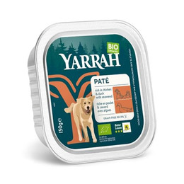 Produktbild von Yarrah Bio Paté 12 x 150 g - Bio-Huhn mit Bio-Ente & Bio-Meeresalgen