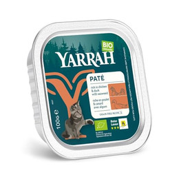 Produktbild von Yarrah BIO Paté 16 x 100 g - Bio-Ente & Bio-Seetang