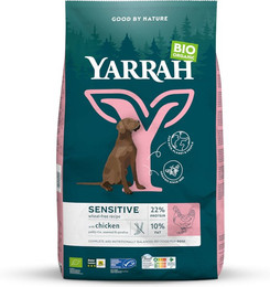 Produktbild von Yarrah Bio Sensitive mit Bio Huhn & Bio Reis - 10 kg