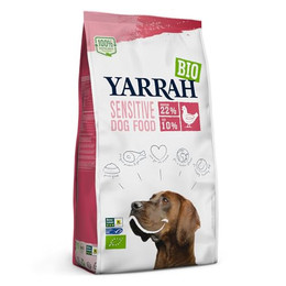 Produktbild von Yarrah Bio Sensitive Trockenfutter Huhn & Reis - 2 x 10 kg