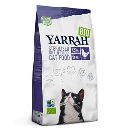 Produktbild von Yarrah Bio Sterilised Katzenfutter mit Huhn und Hering - 700 g