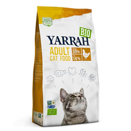 Produktbild von Yarrah Bio Trockenfutter Huhn für Katzen - 2,4 kg