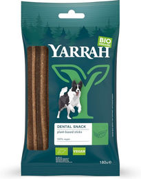 Produktbild von Yarrah Vegane Bio Dental-Sticks für Hunde - 12 x 180 g