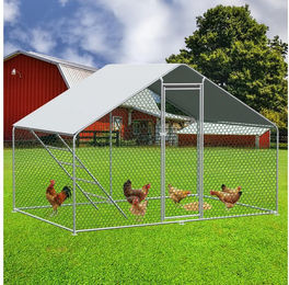 Yoimoimo Hühnerstall Freigehege 3 Größen: 3x6m, 3x4m, 3x2m – Sicher & Wetterfest – Bild 1 von 5