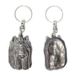 Yorkshire Terrier Anhänger Silberplattiert – Bild 1 von 6