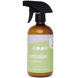 Produktbild von Yuki Cares Kokosspray Rumtreiber natürlicher Zeckenschutz für Katzen und Welpen - 500 ml