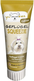 Produktbild von yummeez Classic Geflügel Squeezie - 4 x 75 g