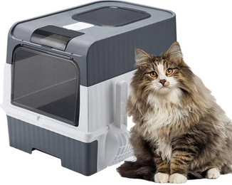 Produktbild von YVMOOEC Katzentoilette groß mit Deckel und Schublade