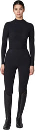 Produktbild von Yagya Airtech Reitshirt für Damen mit langen Ärmeln Schwarz Größe L