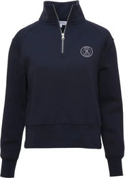 Yagya Half Zip Rollkragenpullover aus Baumwolle für Damen in Blau Größe XL – Bild 1 von 1