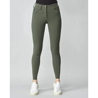 Produktbild von Yagya Reithose Damen Turnierhose Full Grip Compression Performance Grün Größe S