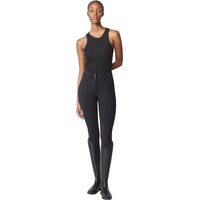 Produktbild von Yagya Reithose Turnierhose Compression High-Rise Full Grip Schwarz Größe S