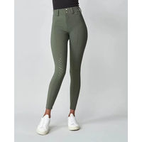 Produktbild von Yagya Reithose Turnierhose Mid Grip Compression High-Rise für Damen in Grün Größe S